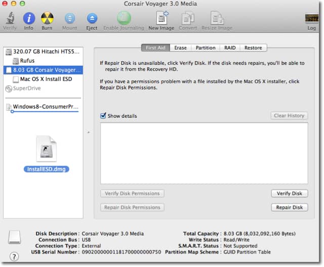 How to boot from usb flash drive with mountain lion dmg drive