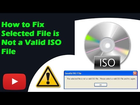 the file format is invalid or unsupported poweriso